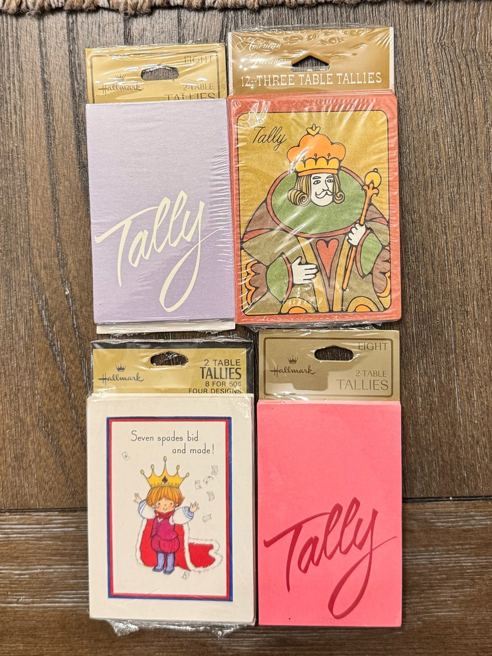 Vintage Hallmark Tally Pads